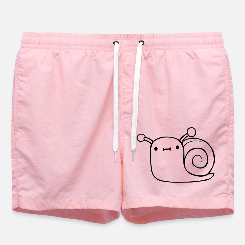 Mignon petit escargot - Short de bain - rose