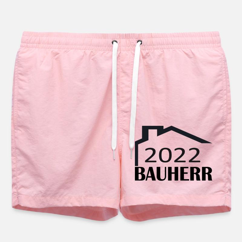 Bauherr 1 - Badeshorts - Pink