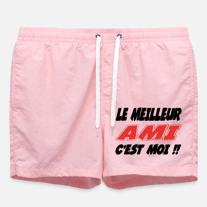 Der beste FREUND bin ich!! - Badeshorts - Pink