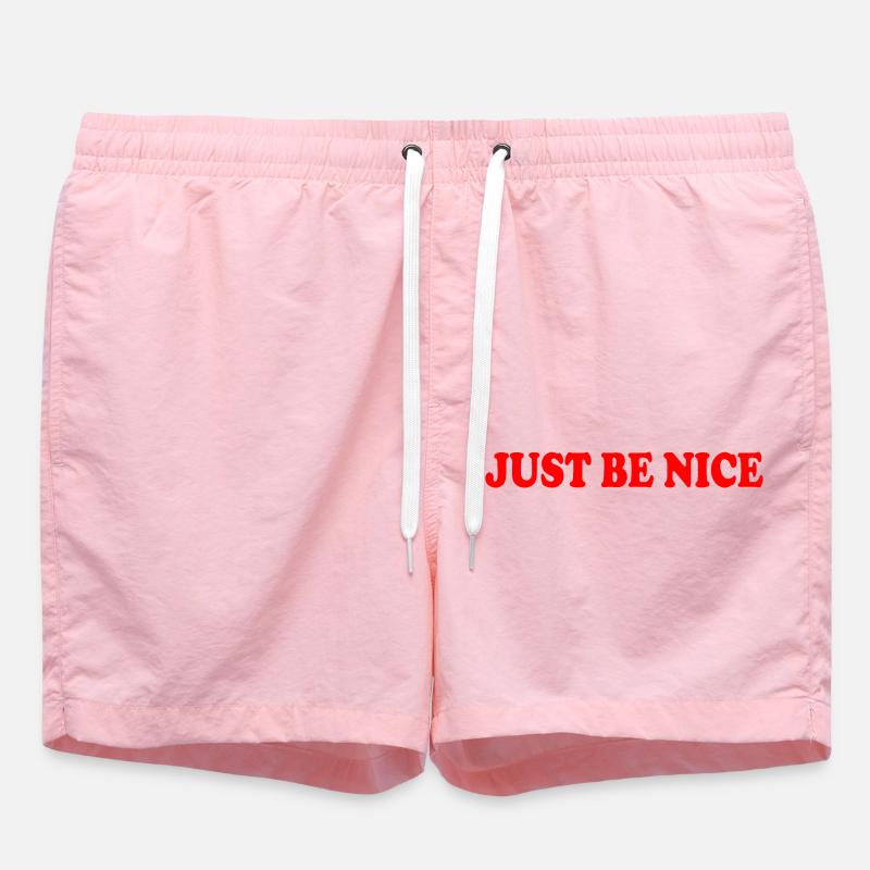 Just be nice - Badeshorts - Pink