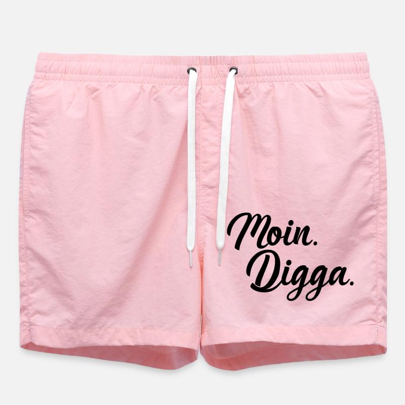 Moin Digga - Short de bain - rose