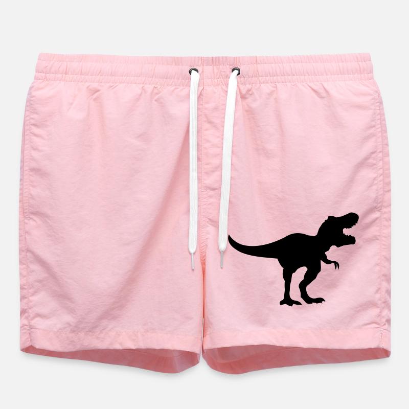 Dinosaure Trex - Short de bain - rose