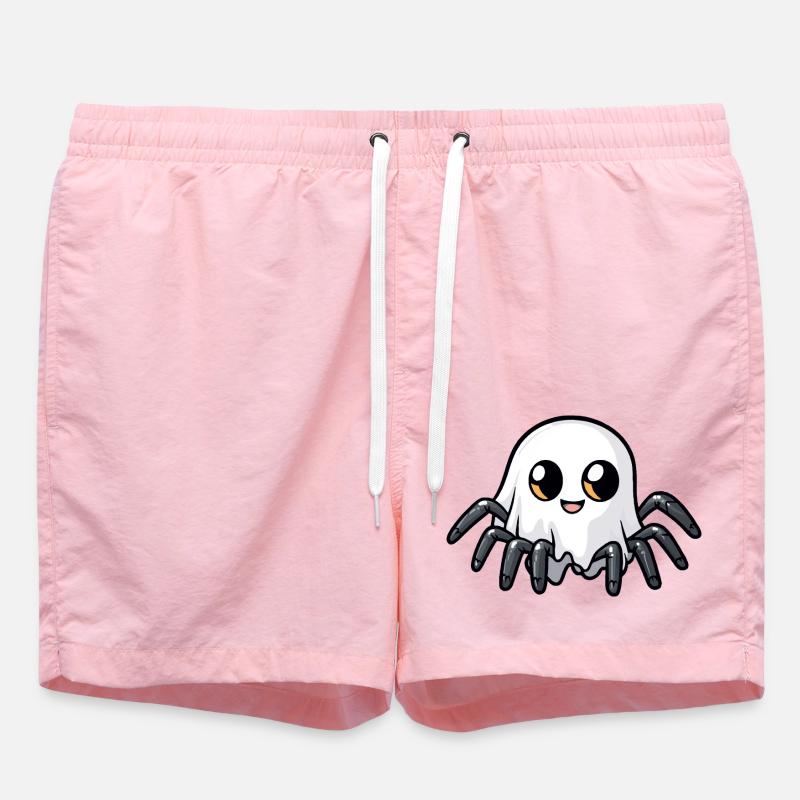 Tarantula Halloween Comic Geist - Badeshorts - Pink