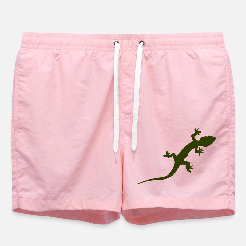 Gecko Echse - Badeshorts - Pink