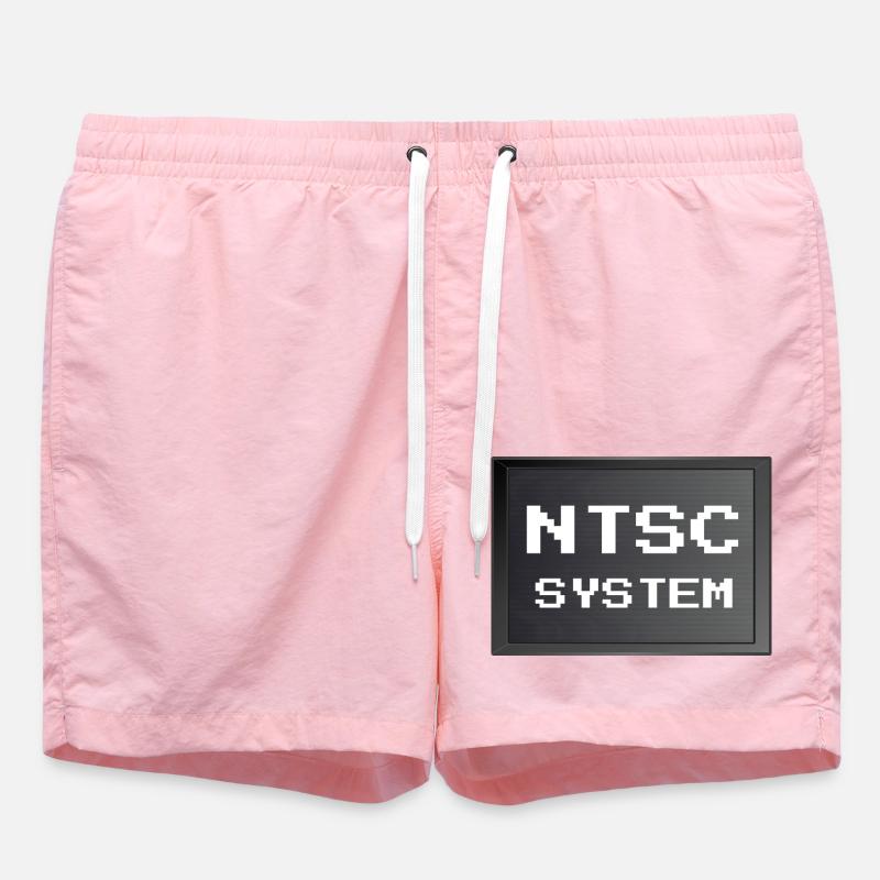 Retrogaming - NTSC system - Short de bain - rose