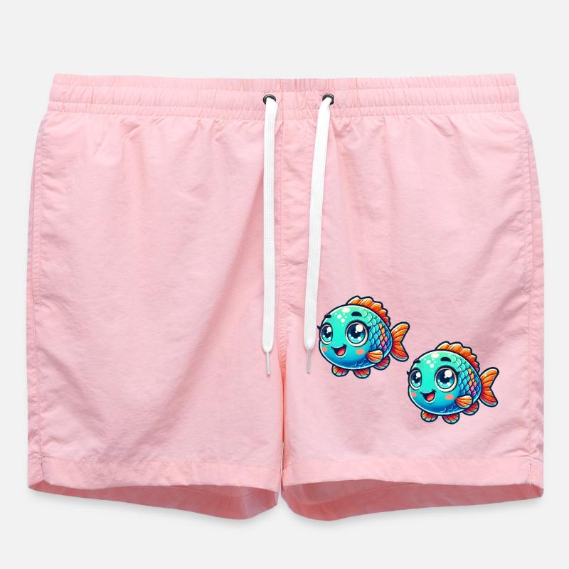 fisch comic 2 - Badeshorts - Pink