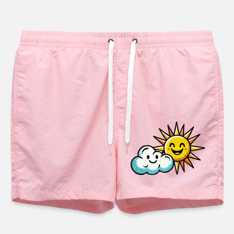 Nuage Soleil - Short de bain - rose