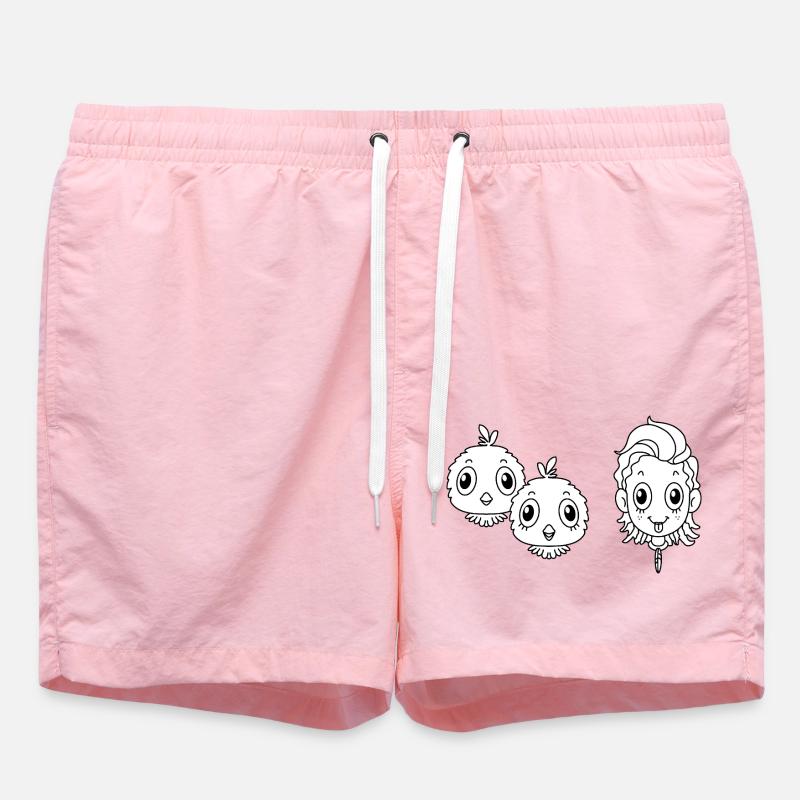Oiseau de compagnie - Short de bain - rose