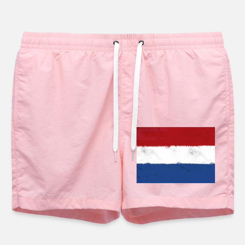 Drapeau des Pays-Bas - Pays-Bas - Short de bain - rose