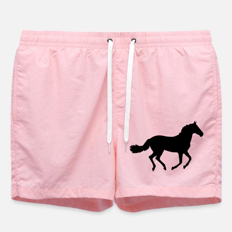 Pferd - Badeshorts - Pink