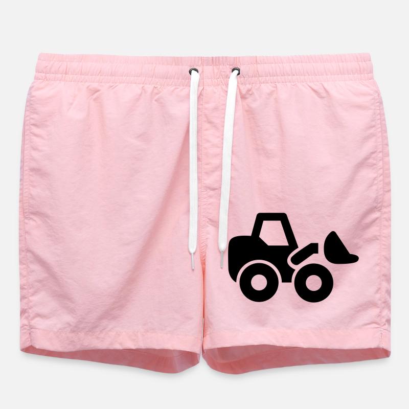 pelleteuse - Short de bain - rose