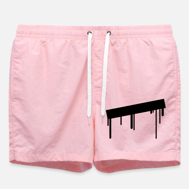 empty_graffiti_frame - Swim Trunks - pink