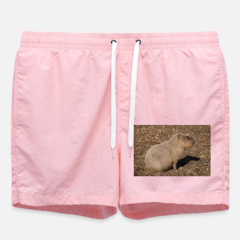 Capybara capybara (Hydrochoerus hydrochaeris) - Swim Trunks - pink