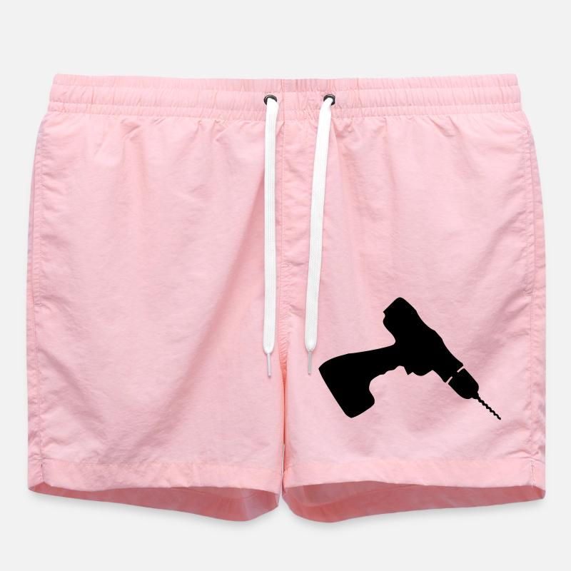 Cordless Drill - Swim Trunks - pink