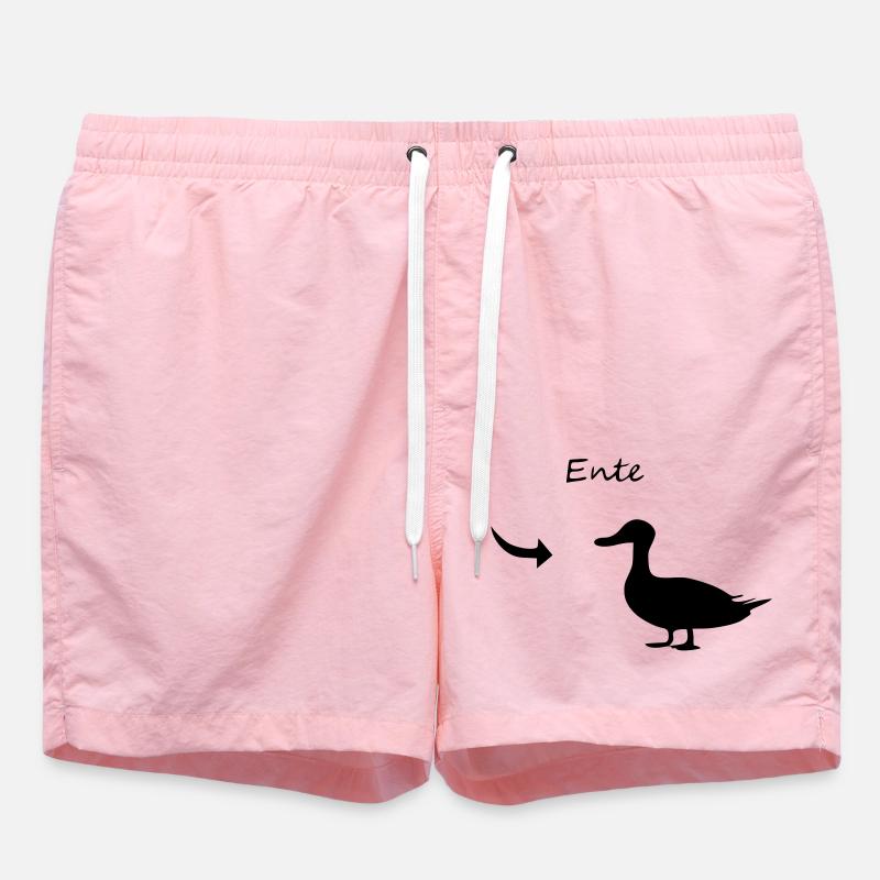 canard - Short de bain - rose