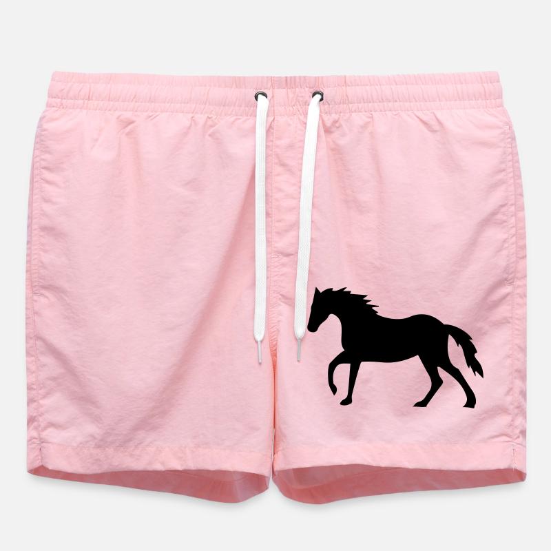 cheval - Short de bain - rose