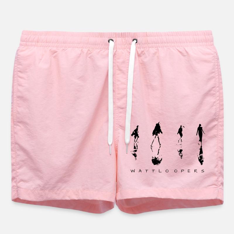 Wattloopers - Short de bain - rose