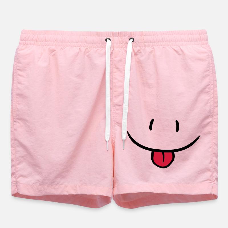 Visage comique effronté - Short de bain - rose