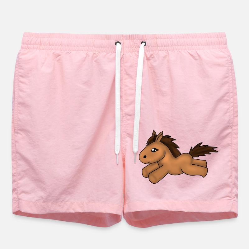 Cheval - Short de bain - rose