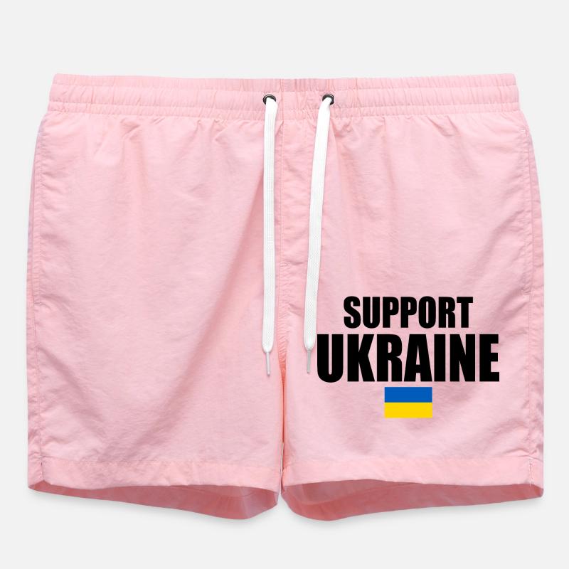 Support ukraine - Short de bain - rose