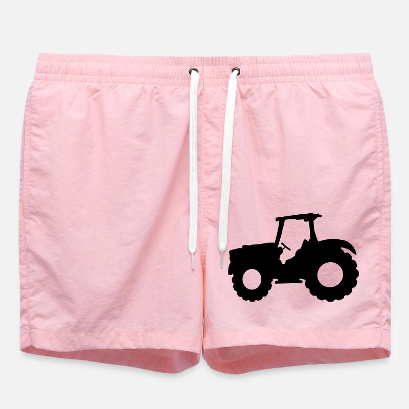 Symbole Tracteur agricole - Short de bain - rose