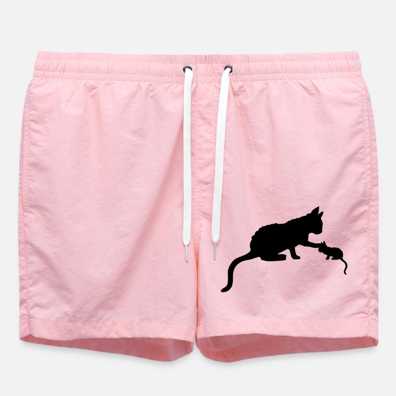 Cat Mom touche les chatons - Short de bain - rose