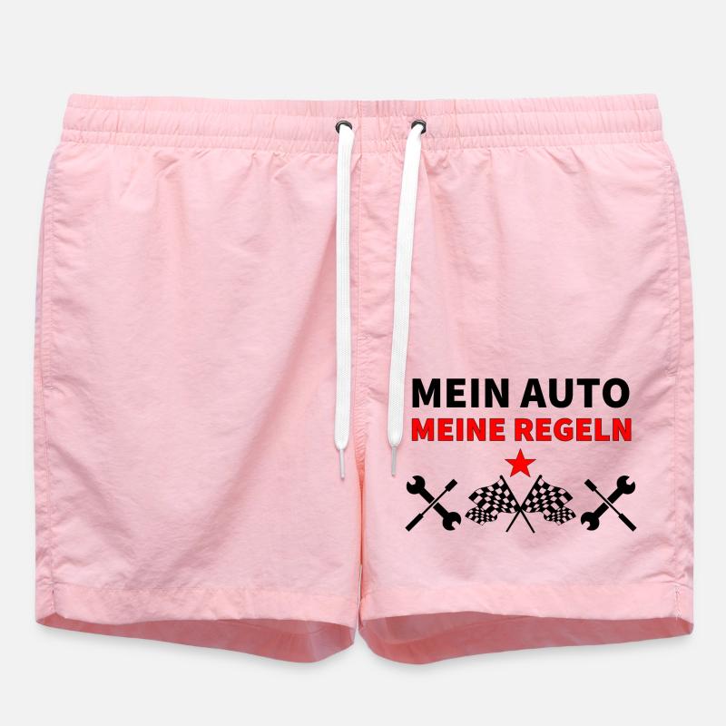 Auto - Badeshorts - Pink