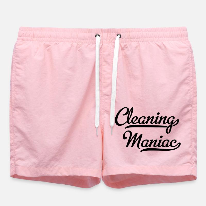 Cleaning devil - Swim Trunks - pink
