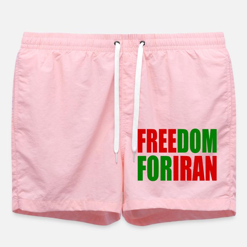 Freedom for iran - Short de bain - rose