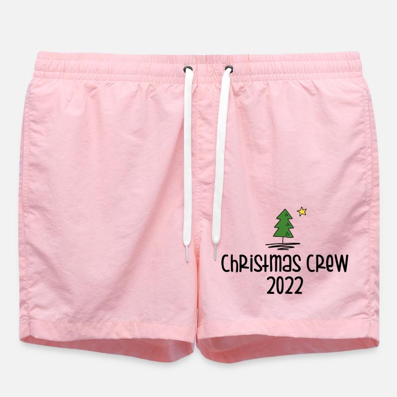 Christmas Crew 2022 - Swim Trunks - pink