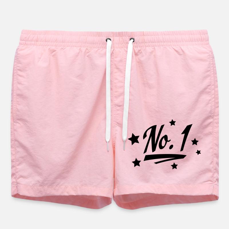 Nummer 1 - Badeshorts - Pink
