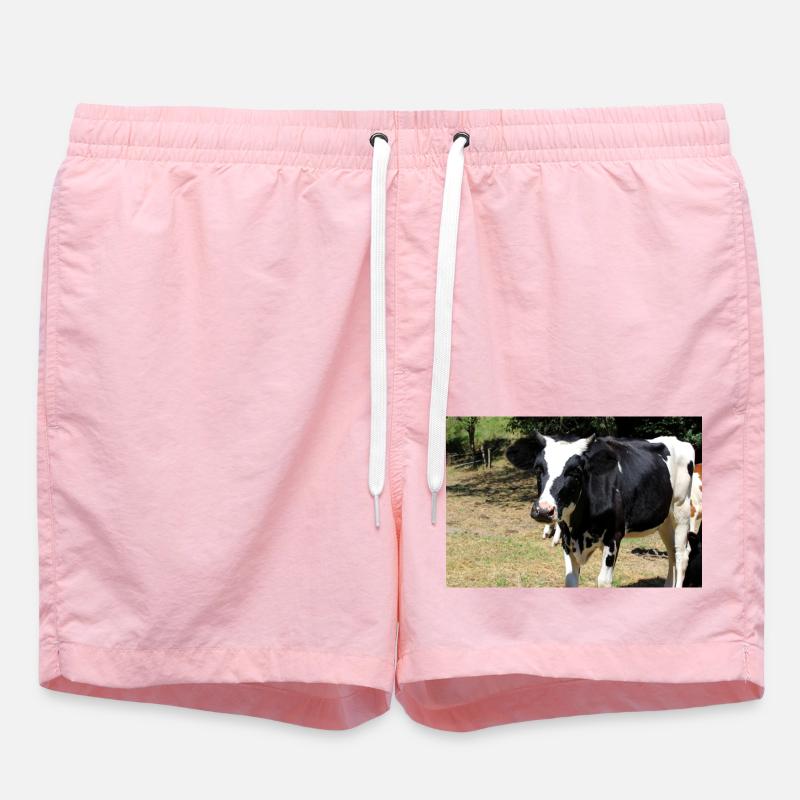 Affiche de vache - Short de bain - rose