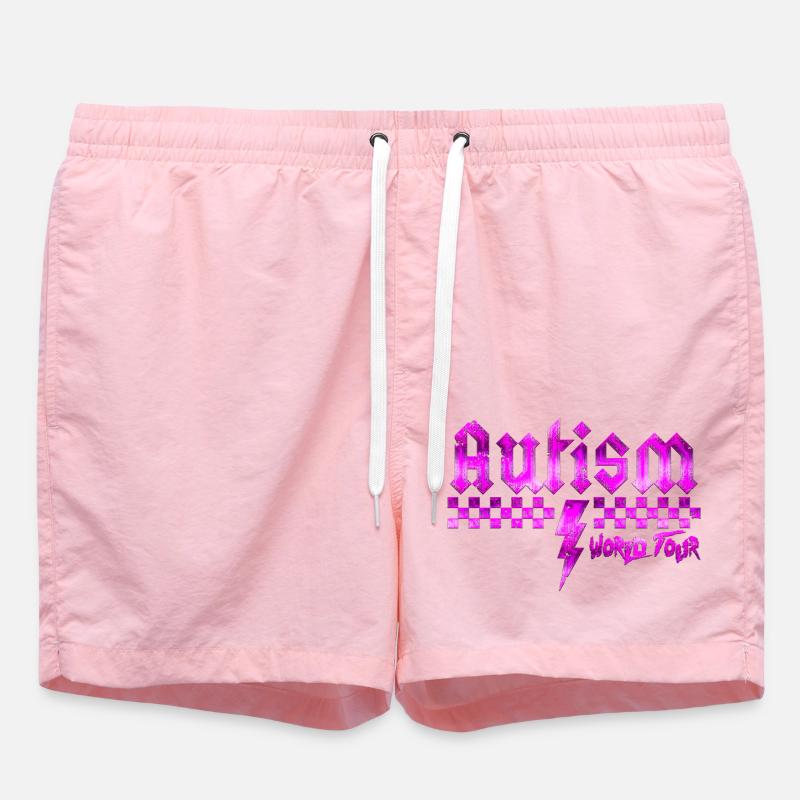 Autism awareness different different better - Swim Trunks - pink