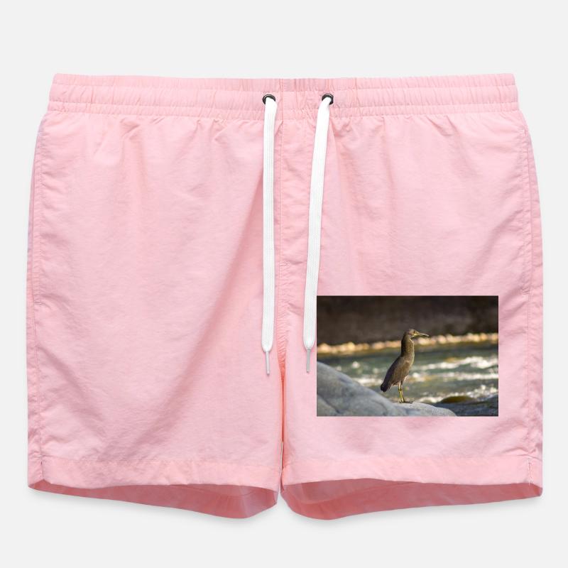le héron - Short de bain - rose