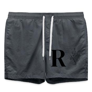 Lette R fleurs minimalistes - Short de bain -  - Devant