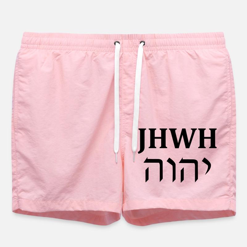 YHWH - Short de bain - rose