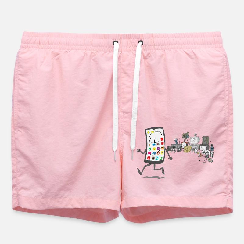 Les temps modernes - Short de bain - rose