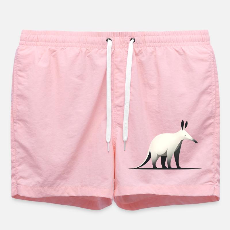 Oryctérope - Short de bain - rose