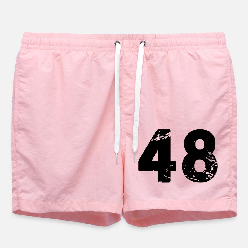48 - Short de bain - rose