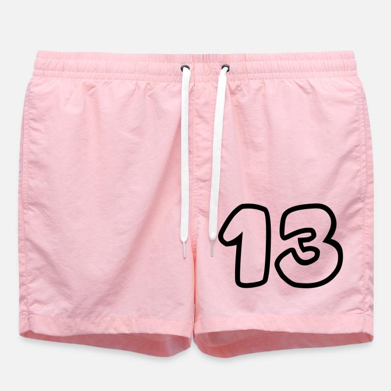 13 - Short de bain - rose