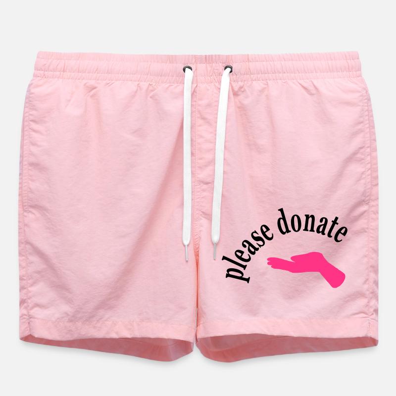 funny - Swim Trunks - pink