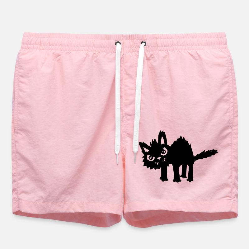 Méchant chat drôle - Short de bain - rose