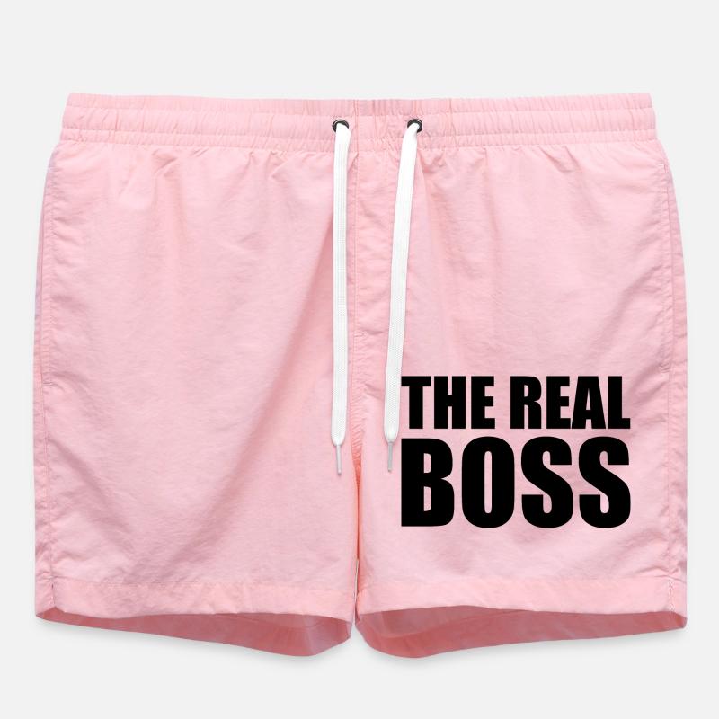 The real boss - Short de bain - rose