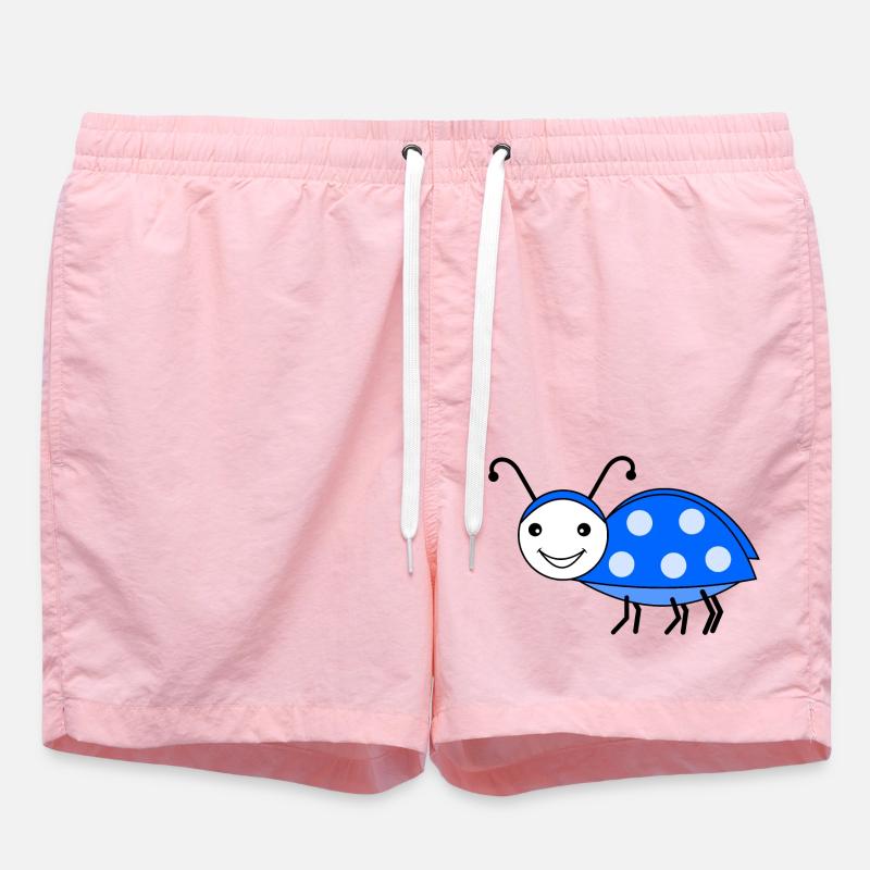 May beetle blue - Swim Trunks - pink