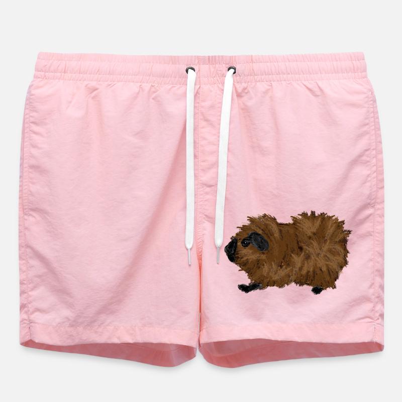 Design avec une rosette cobaye - Short de bain - rose