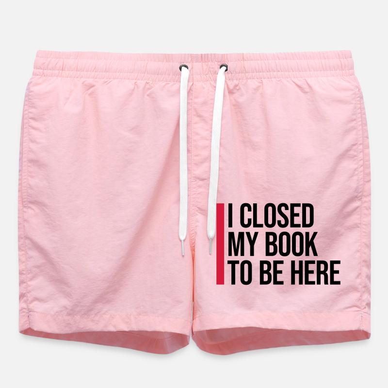 J’ai fermé mon livre - Short de bain - rose