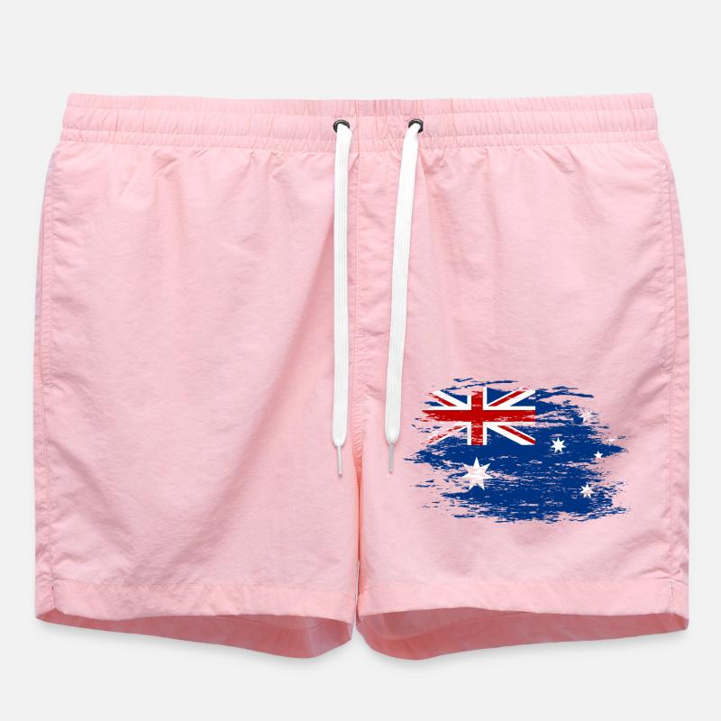 Drapeau de l’Australie utilisé - Short de bain - rose