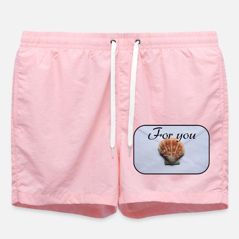 Lettre pour vous - Short de bain - rose