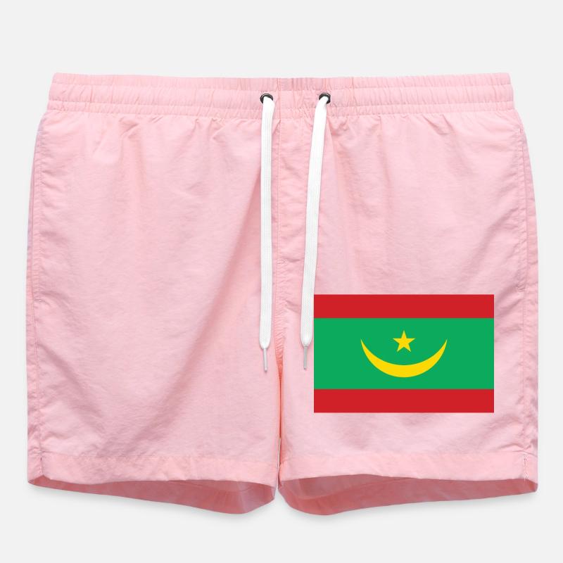 Drapeau de la Mauritanie - Short de bain - rose