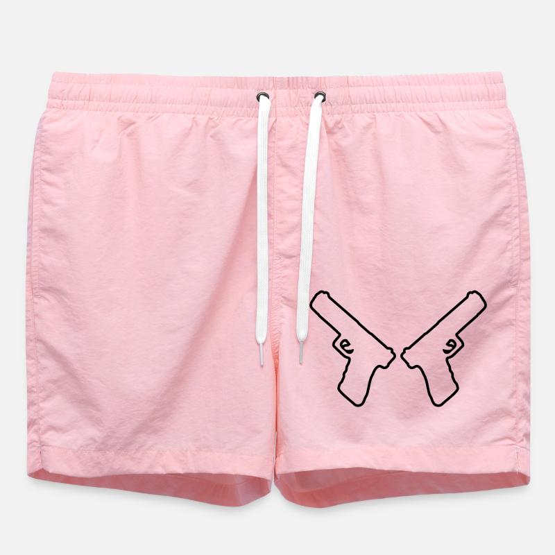 Armes - Short de bain - rose